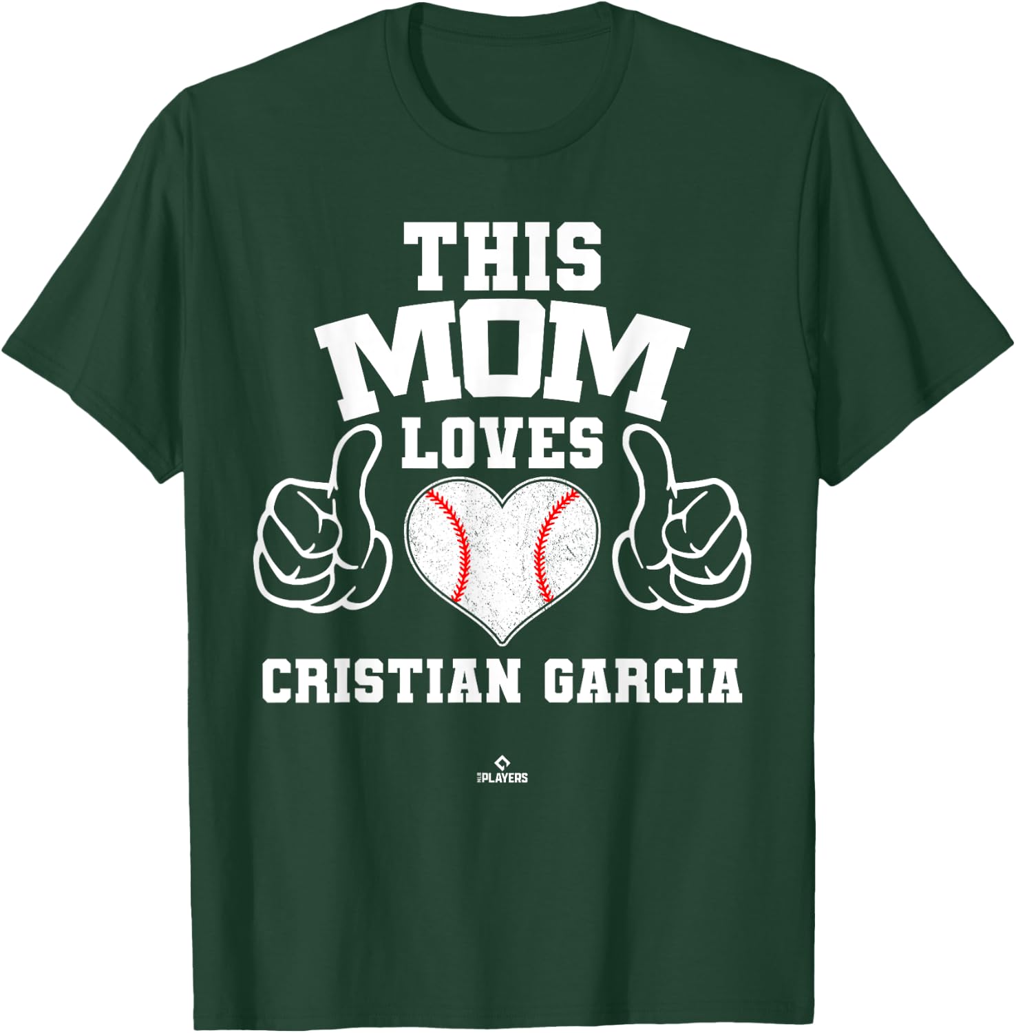 This Mom Loves Cristian Garcia Prospect Baseball Fan Gear T-Shirt - T-Shirt | Forest