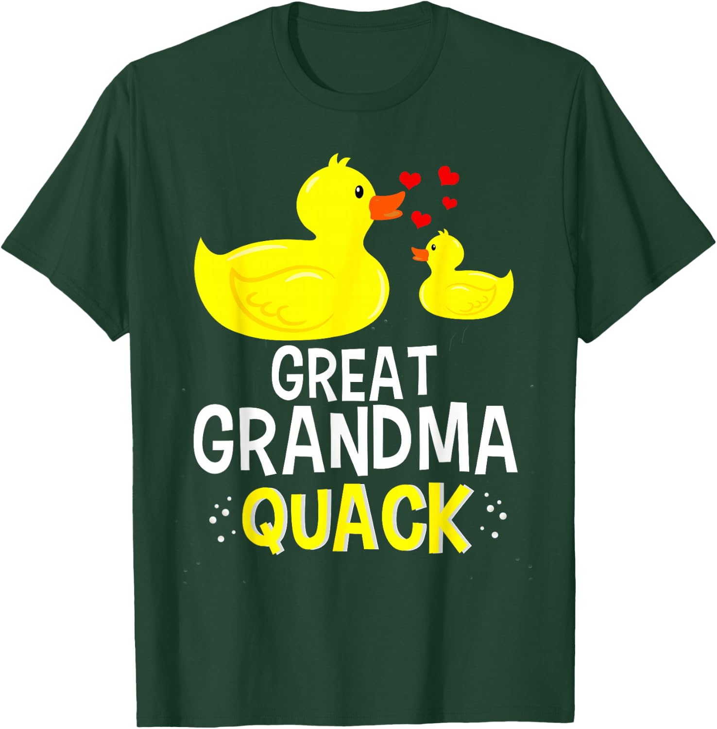 Great Grandma Quack Yellow Duck Baby Shower For Grandma T-Shirt - T-Shirt | Forest