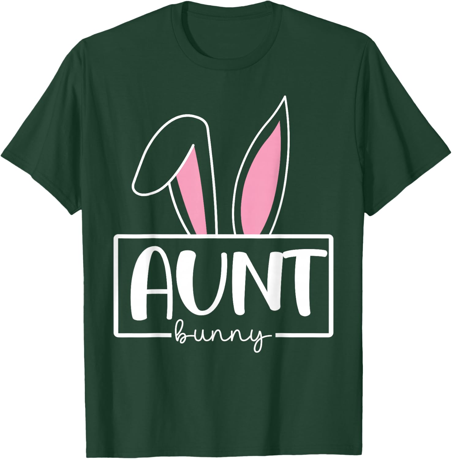 Funny Aunt Bunny Happy Easter Family Matching T-Shirt - T-Shirt | Forest