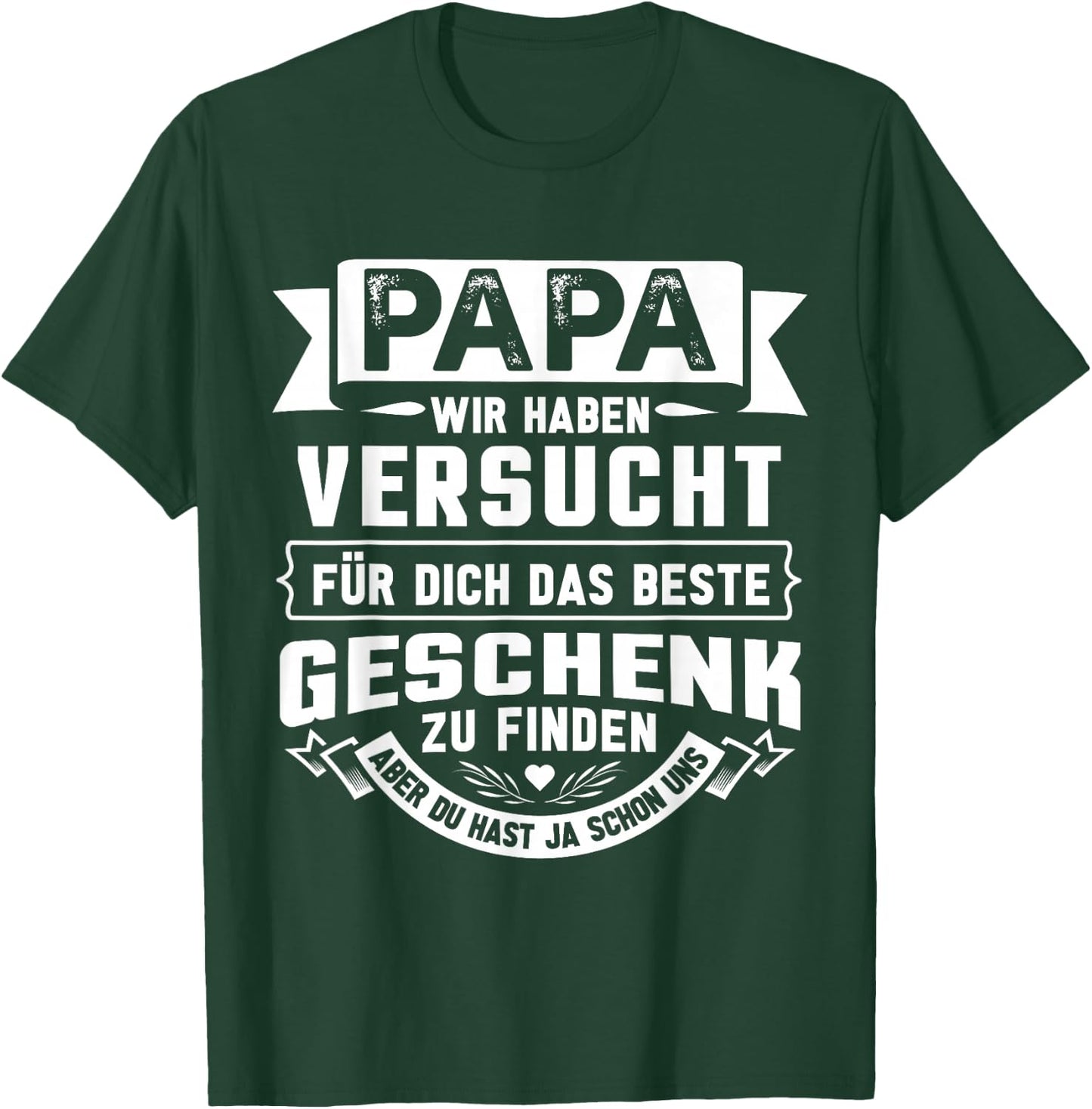 Vatertagsgeschenk Vatertag Papa Sohn Opa Männer Papa T-Shirt - T-Shirt | Forest
