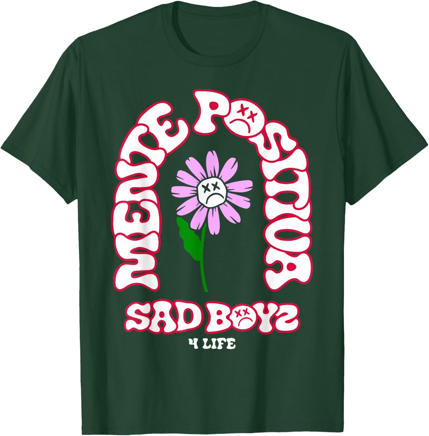 Mente positiva Junior Tumbados Corridos H Belicos Sad Boys T-Shirt - T-Shirt | Forest