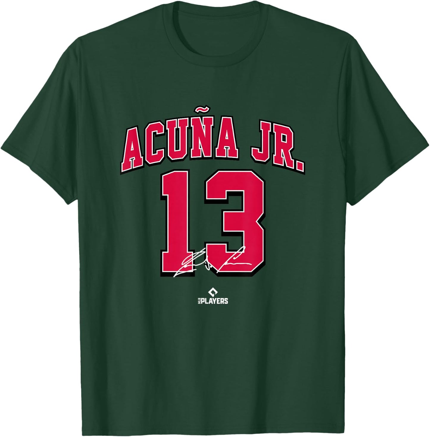 Ronald Acuna Jr Atlanta Georgia Baseball Player MLBPA T-Shirt - T-Shirt | Forest