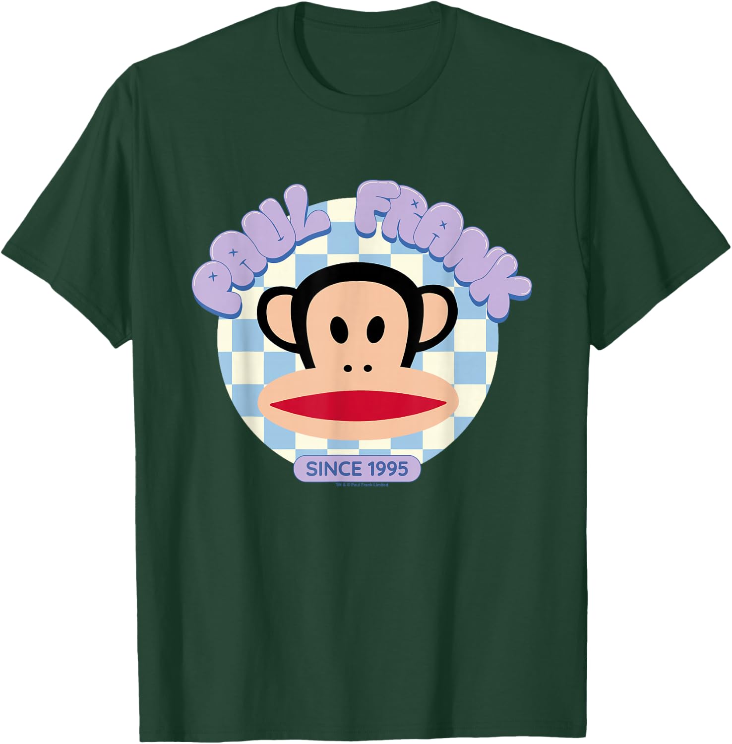 Paul Frank Julius Bubble Text Seit 1995 T-Shirt - T-Shirt | Forest