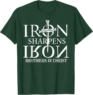 Eisen schärft Iron Brothers In Christ T-Shirt - T-Shirt | Forest