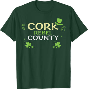 Cork: Cork Rebel County - St. Patrick's Day T-Shirt - T-Shirt | Forest