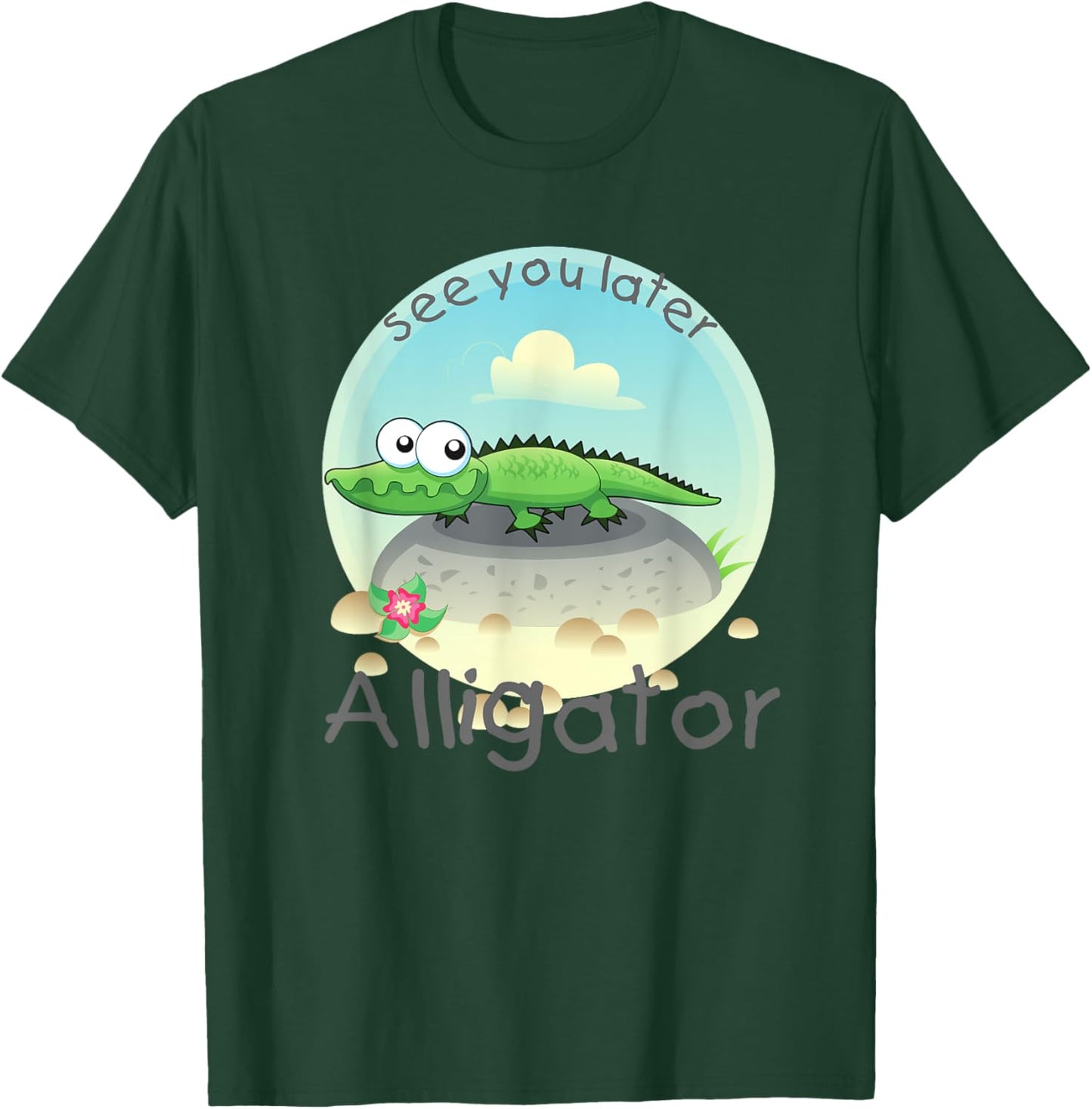 Florida Alligator see you later Crocodile Gator kids T-Shirt - T-Shirt | Forest