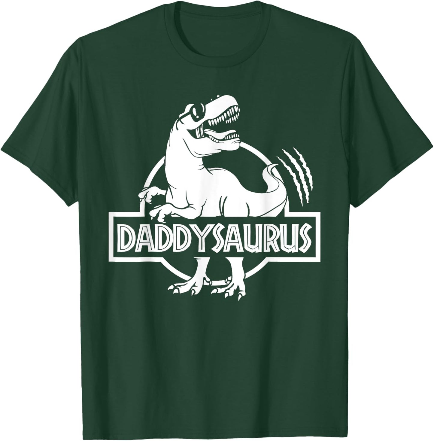 Daddysaurus T Rex Dinosaur Mama Saurus Family Matching T-Shirt - T-Shirt | Forest
