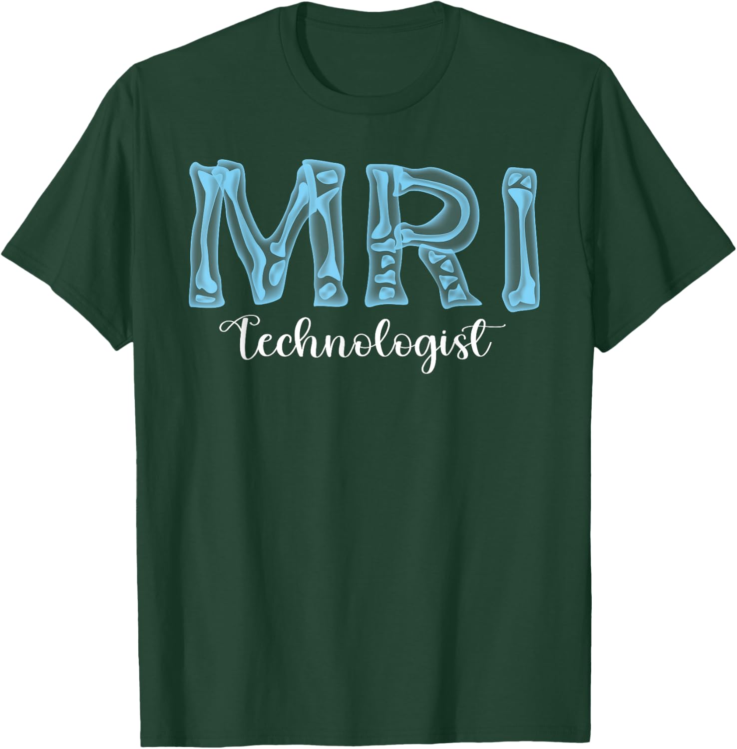 MRI Technologist Radiological Technologist X-Ray Leopard Tech T-Shirt - T-Shirt | Forest
