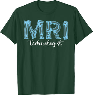 MRI Technologist Radiological Technologist X-Ray Leopard Tech T-Shirt - T-Shirt | Forest
