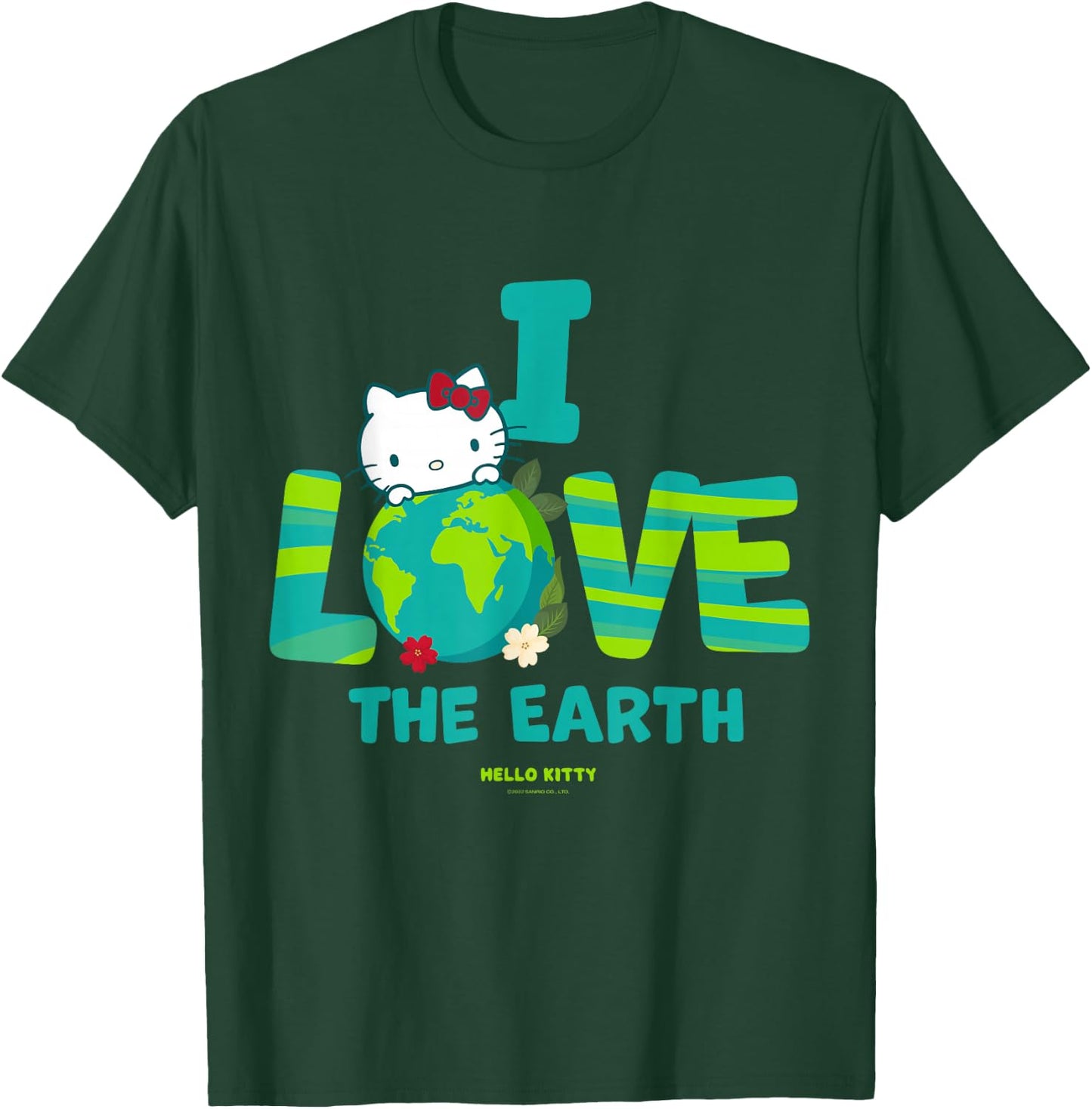 I love the earth - Hello Kitty and Friends T-Shirt - T-Shirt | Forest
