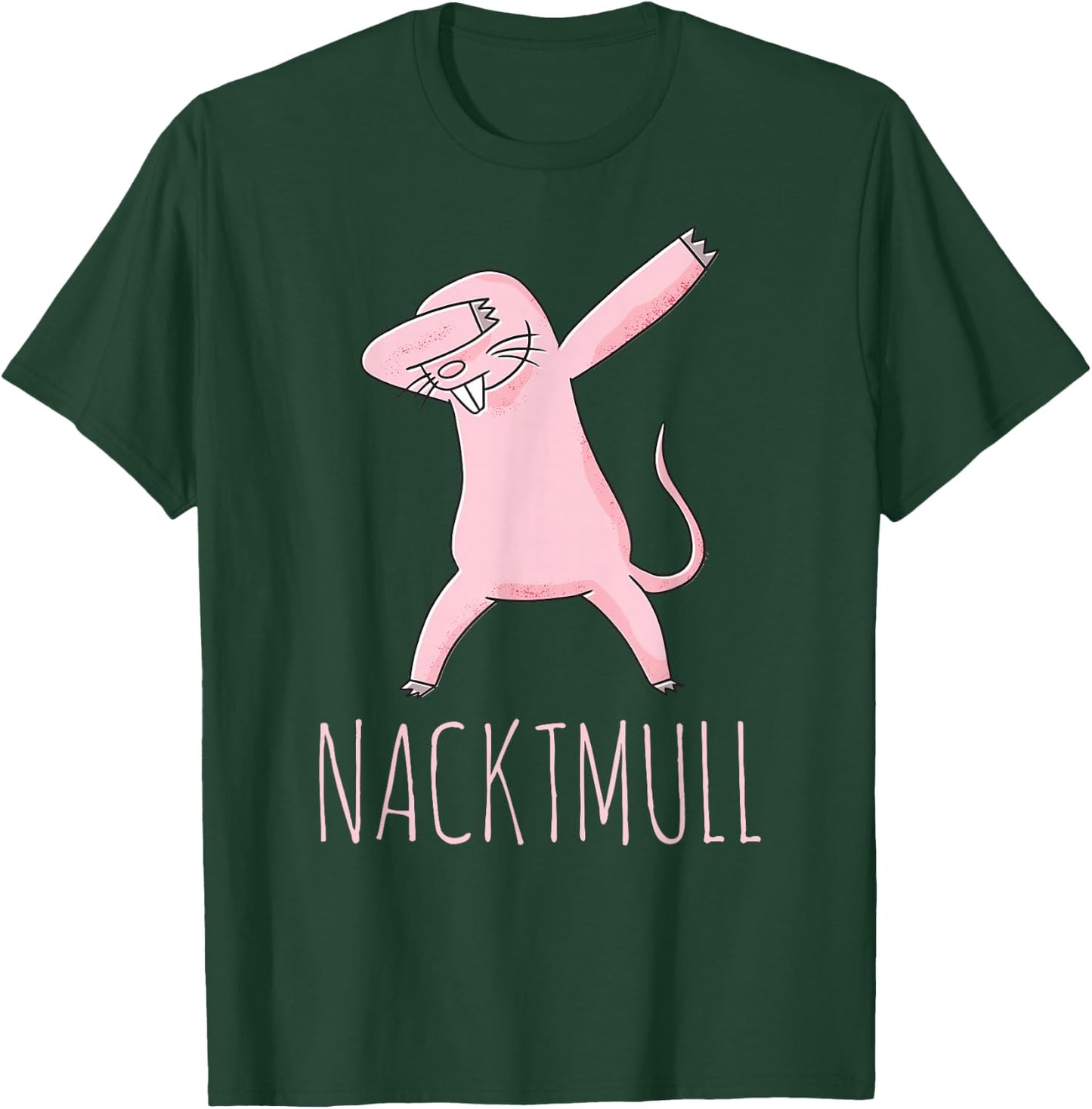 Nacktmull | Funny Ratte Shirt | Tier Nagetier Spruch T-Shirt - T-Shirt | Forest