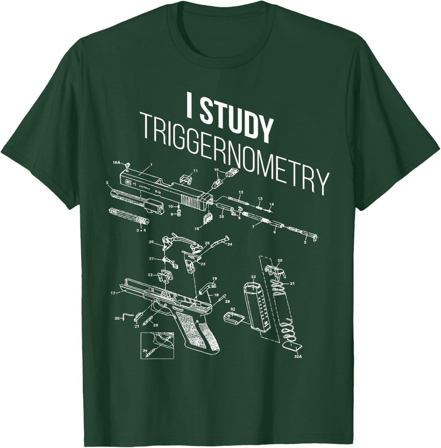 Meach's Military Memorabilia Men's Black Modern Letter Print T-Shirt - T-Shirt | Forest