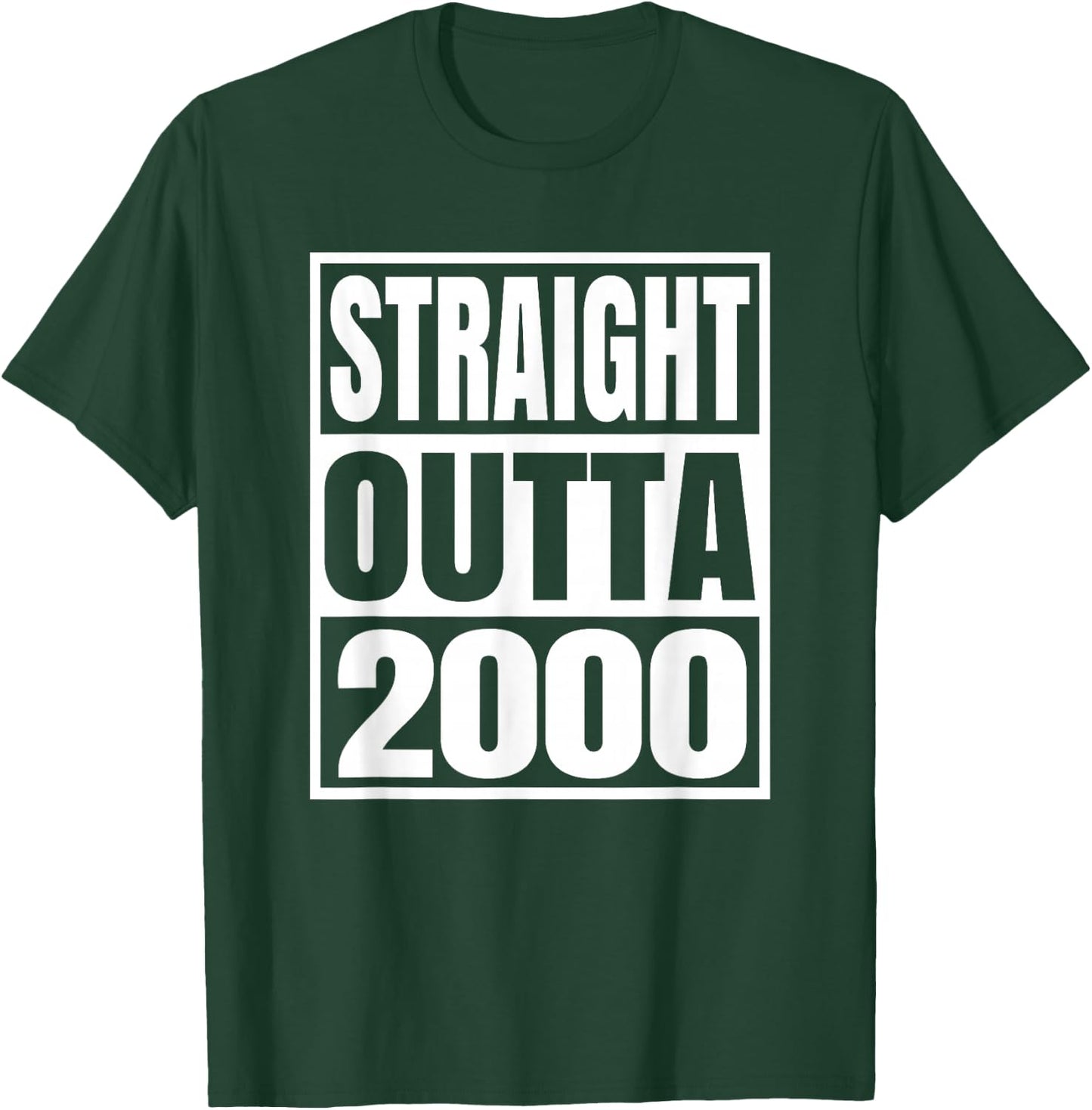 Vintage 2000 T Shirts Retro Funny 2000 Birthday T-Shirt - T-Shirt | Forest
