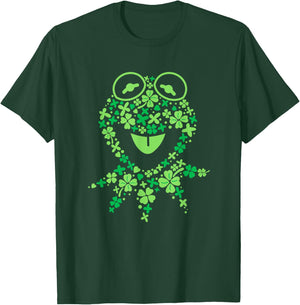 Disney Muppets Kermit the Frog in Clovers St Patrick’s Day T-Shirt - T-Shirt | Forest