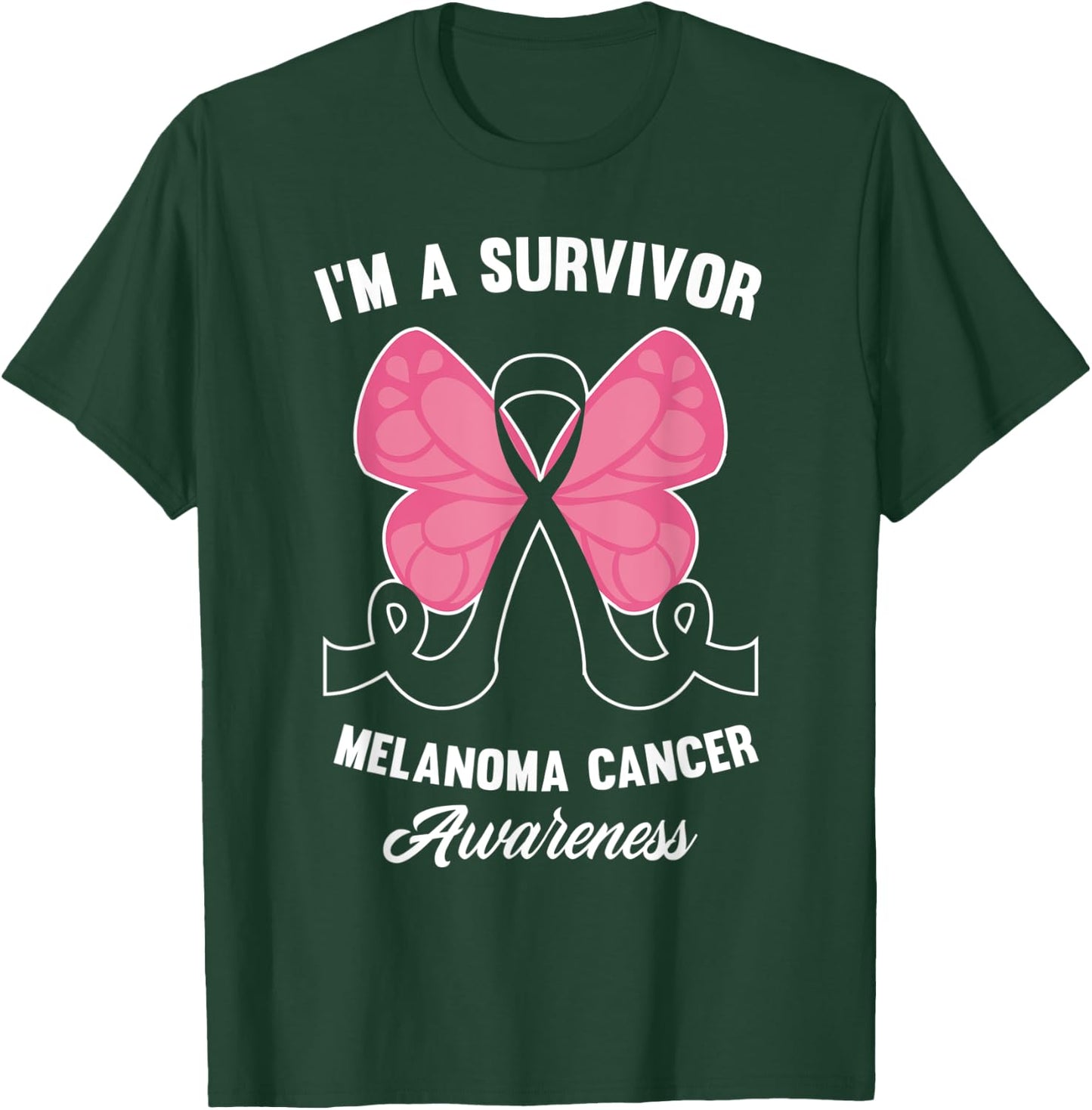 Melanoma Cancer Survivor Skin Cancer Melanoma Awareness T-Shirt - T-Shirt | Forest