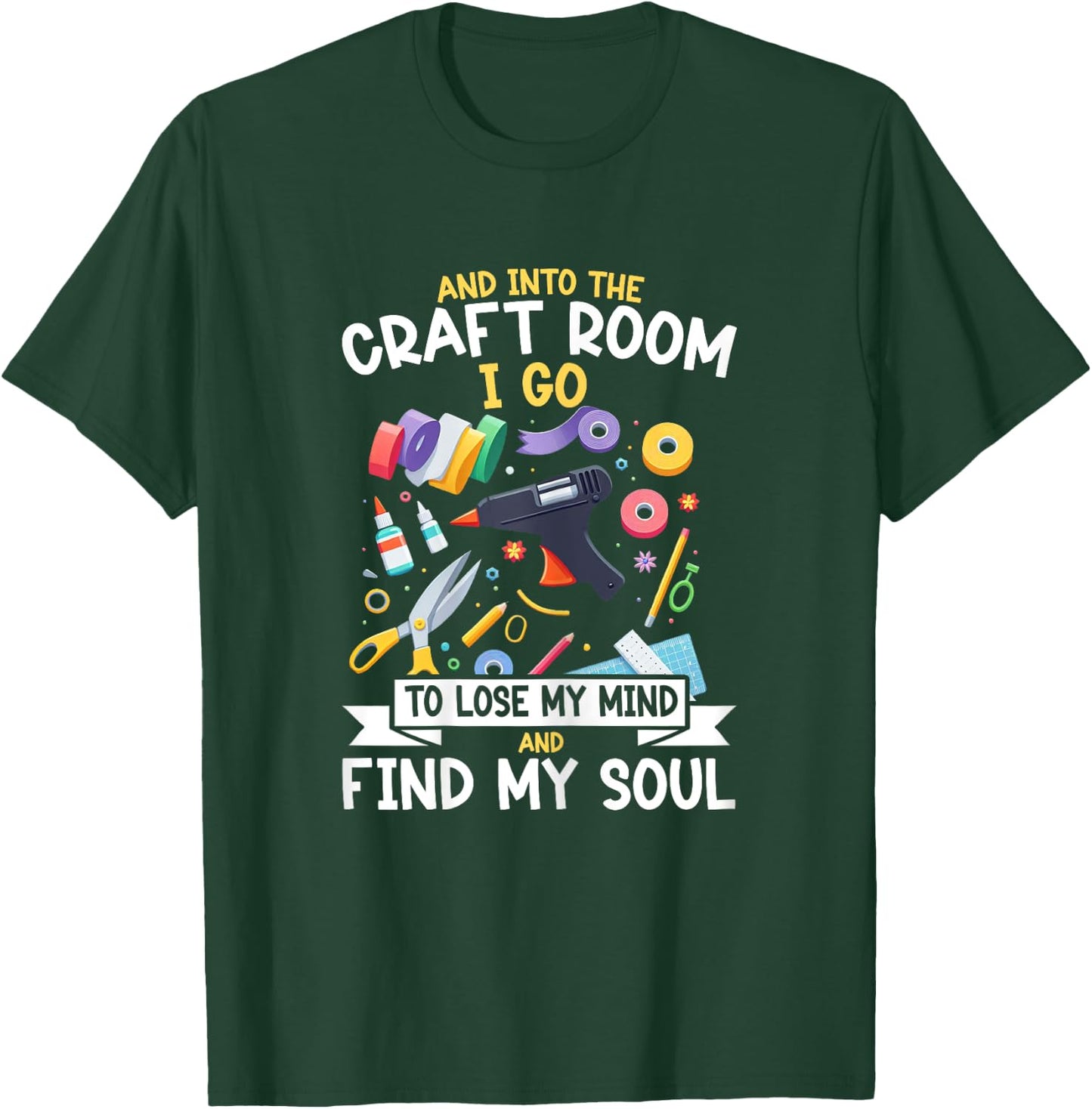 Crafting Crafter T-Shirt - T-Shirt | Forest
