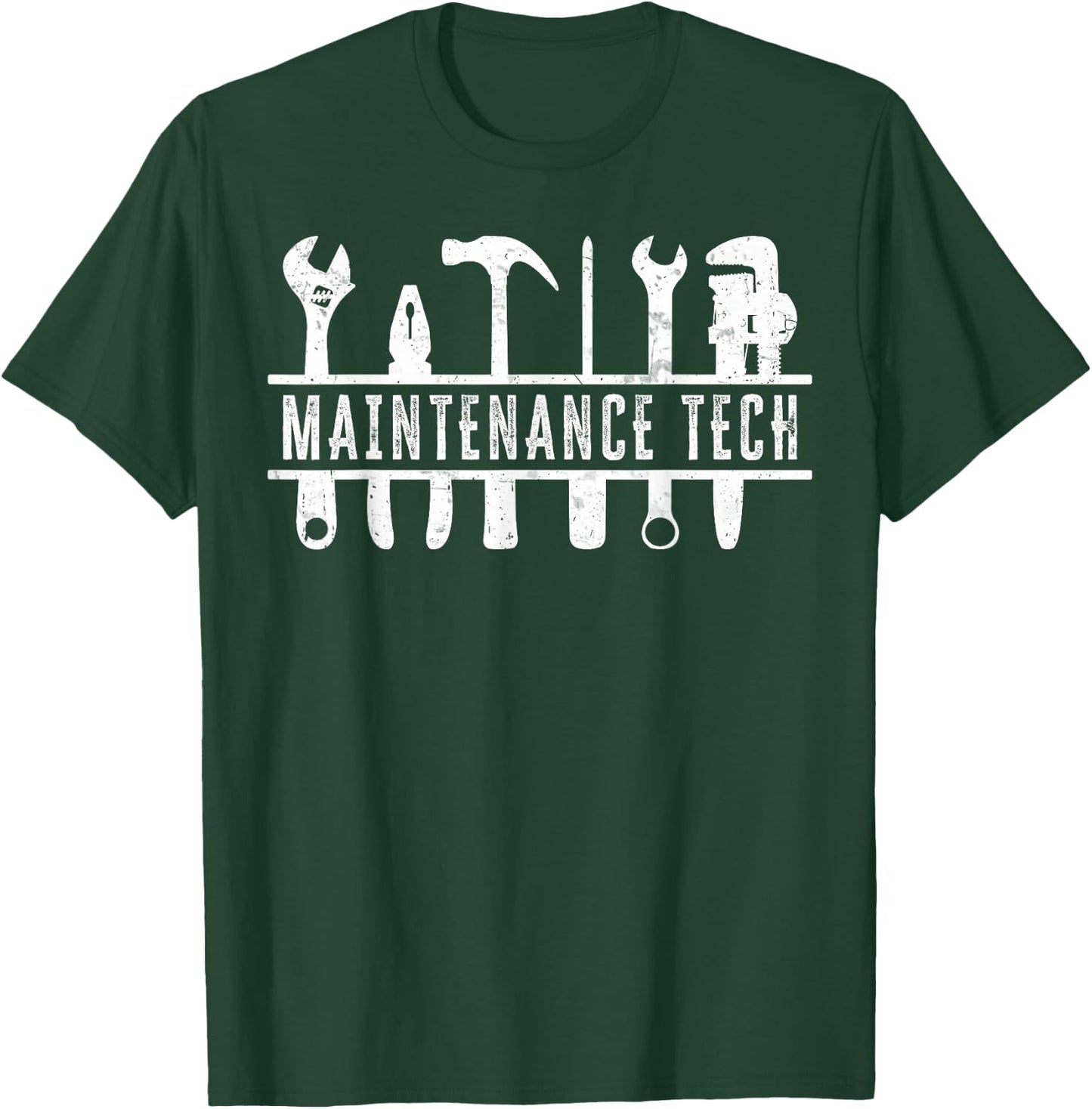 Maintenance Technician Tools T-Shirt - T-Shirt | Forest