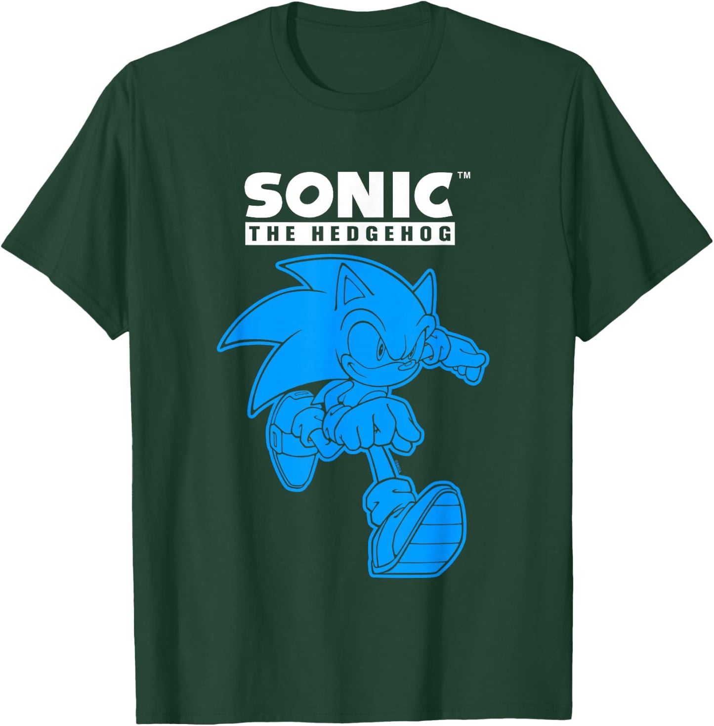 Sonic The Hedgehog Blue Shade Epic Run Portrait T-Shirt - T-Shirt | Forest