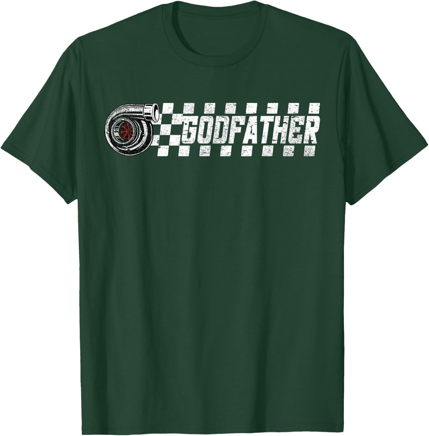 Birthday Party Matching Family Pit Crew Race Car Godfather T-Shirt - T-Shirt | Forest