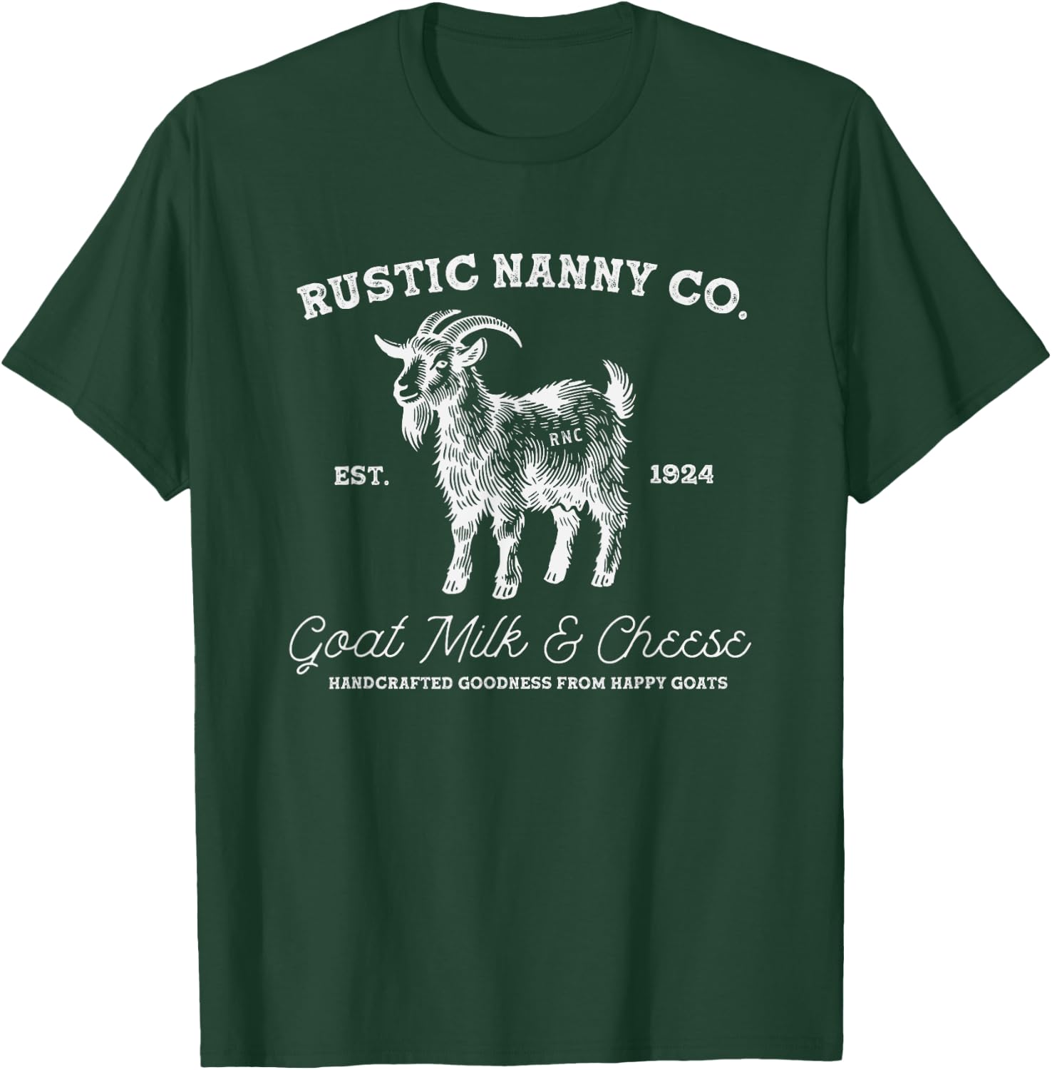 Rustic Nanny Co Goat Milk Cheese T-Shirt - T-Shirt | Forest