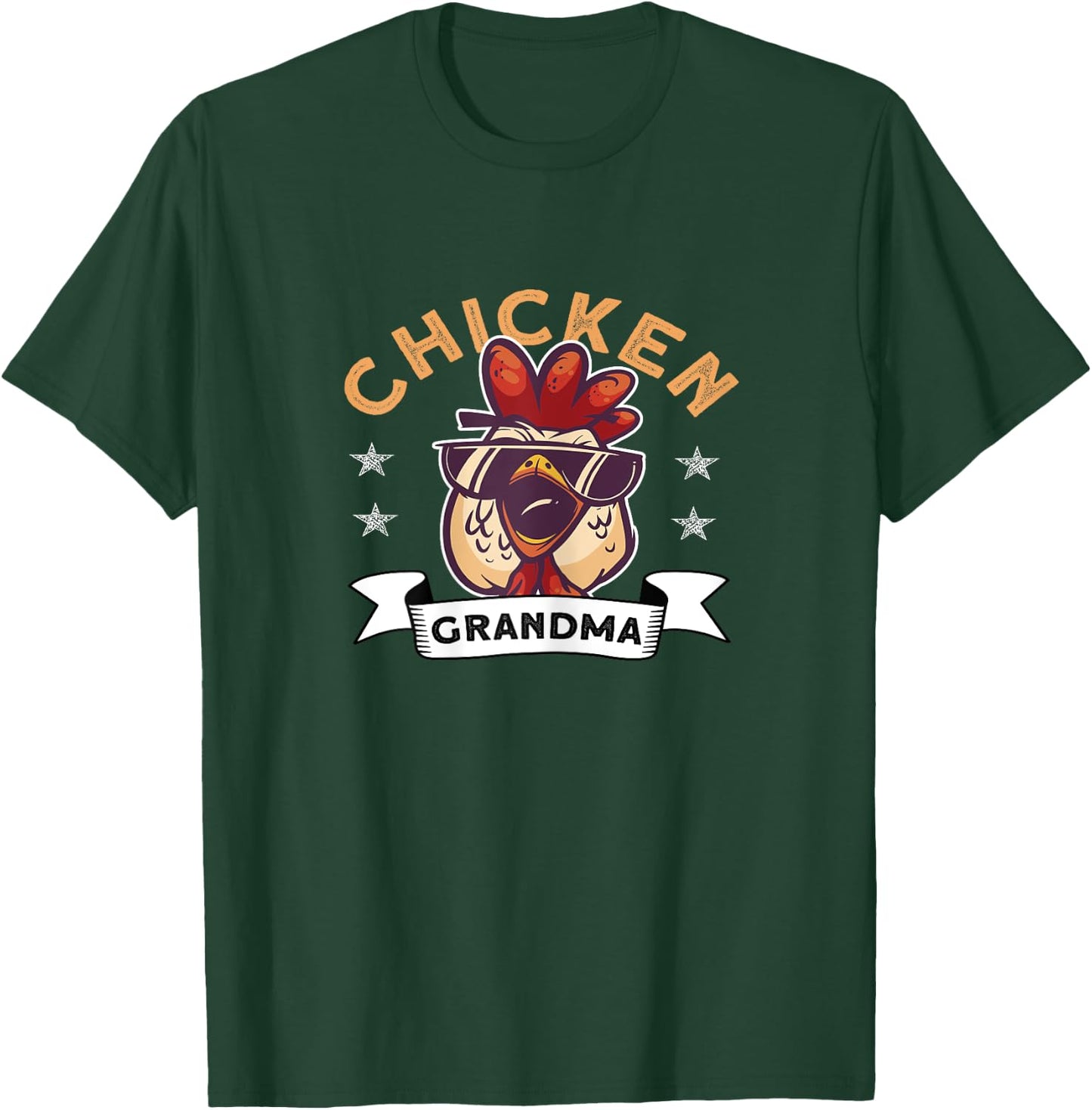 Chicken Grandma - Farmer Rooster Hen Chicken T-Shirt - T-Shirt | Forest
