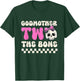 Godmother Two The Bone Halloween 2nd Birthday Girl Family T-Shirt - T-Shirt | Forest