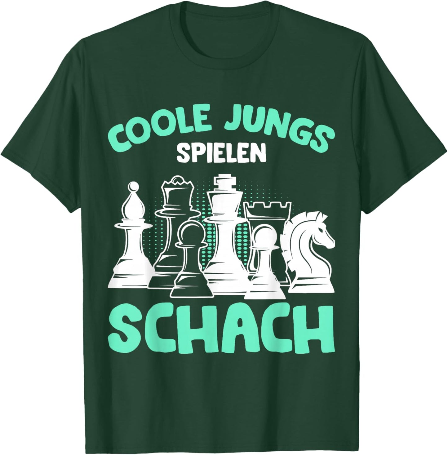 Cool Boys Playing Chess Player Children's Boys' , black T-Shirt - T-Shirt | Forest