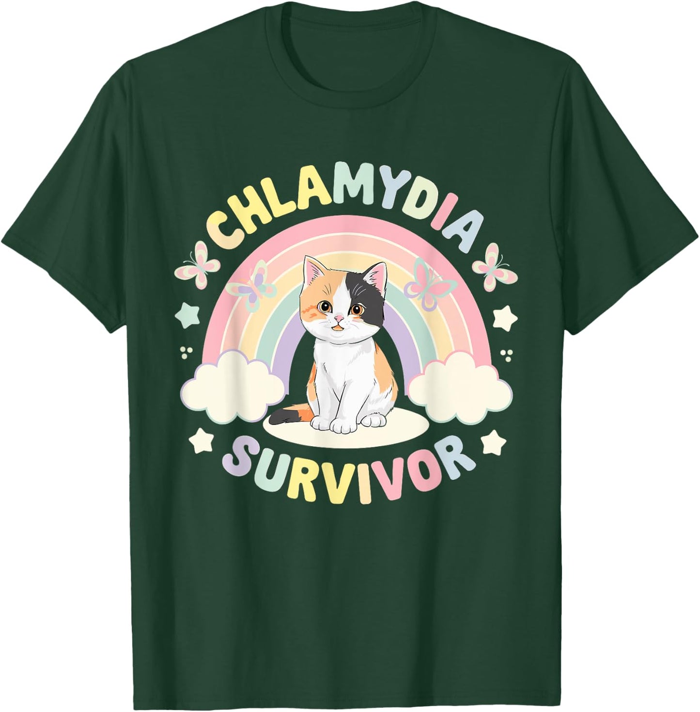 Vulgaire pour les hommes, homme inapproprié, survivant de la chlamydia T-Shirt - T-Shirt | Forest