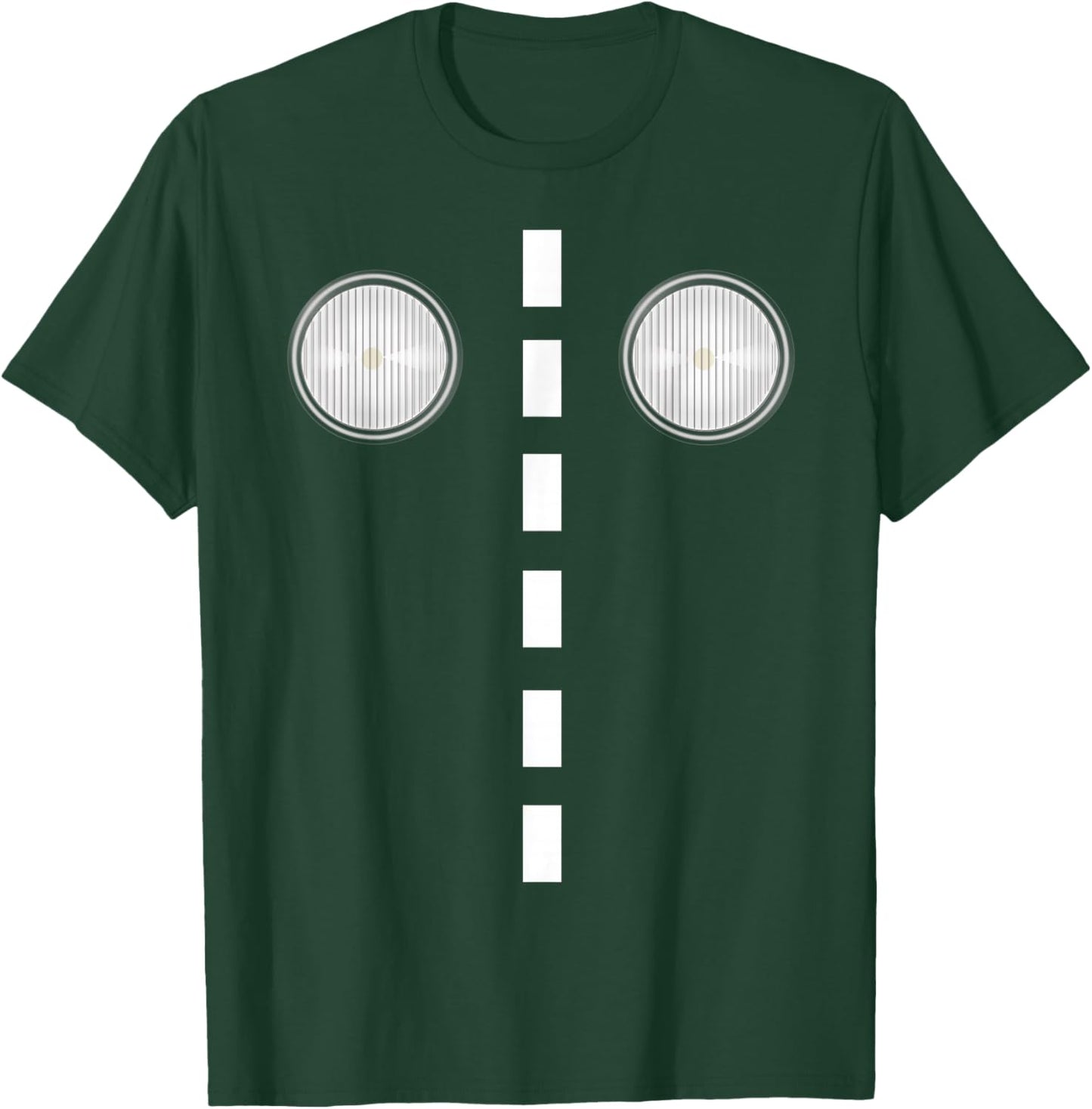 Headlights with Road Markings Funny Halloween Costume Shirt T-Shirt - T-Shirt | Forest