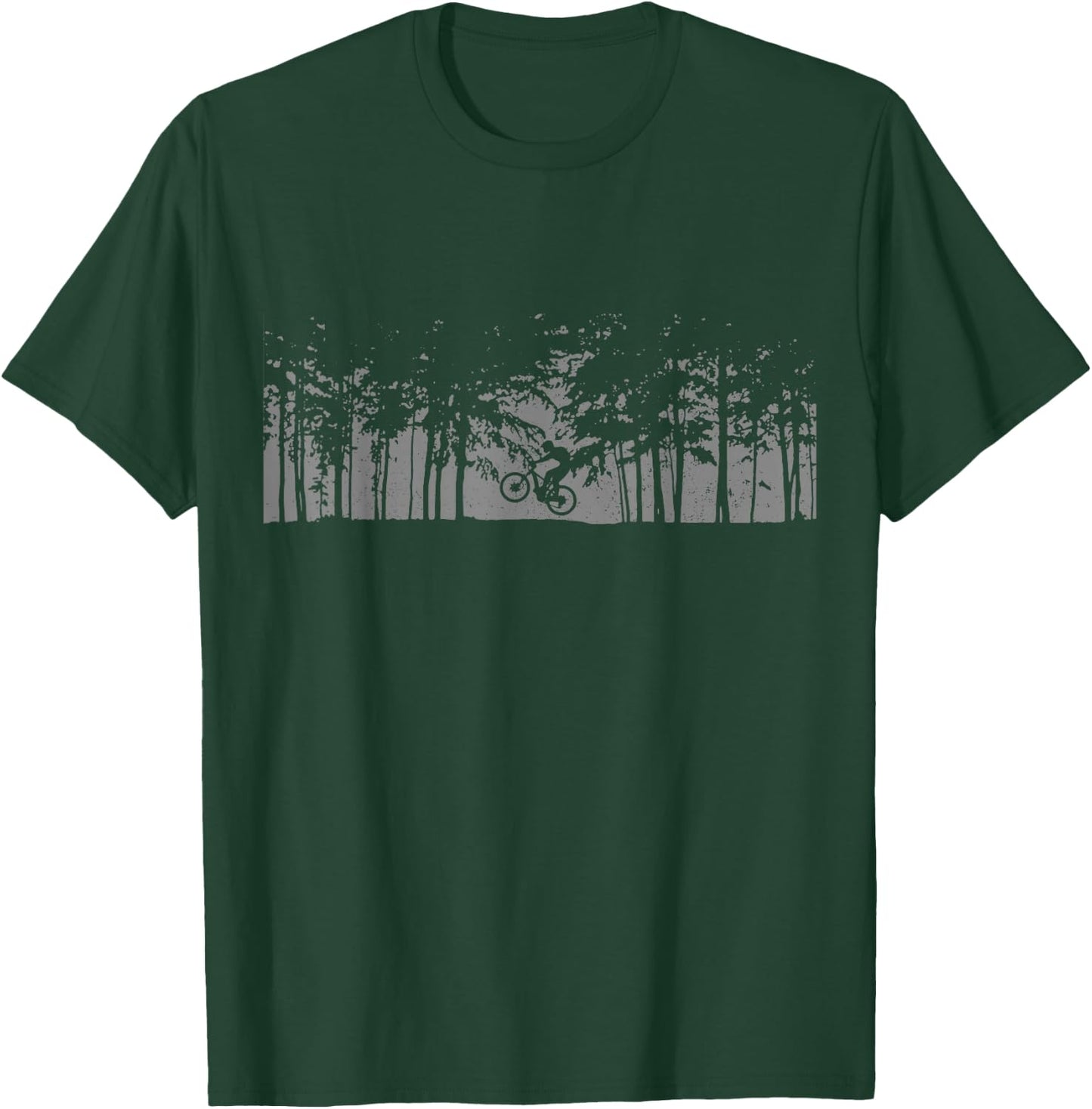 Mountain Bike Forest MTB Biking Downhill Mountain Biker T-Shirt - T-Shirt | Forest