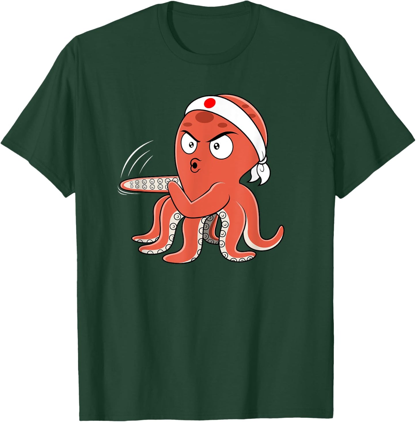 Octopus Sports Karate Japanese Hobby T-Shirt - T-Shirt | Forest