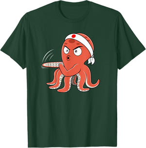 Octopus Sports Karate Japanese Hobby T-Shirt - T-Shirt | Forest