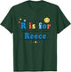 Kids Reece Name Shirt Alphabet R is for Reece T-Shirt - T-Shirt | Forest