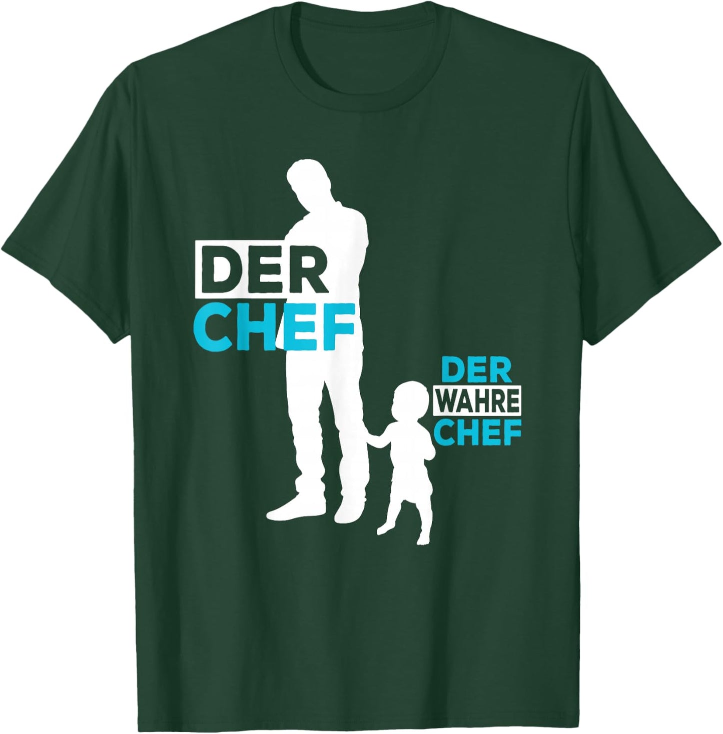 Vater Sohn Partnerlook Papa Sohn Kind Baby Vatertag T-Shirt - T-Shirt | Forest