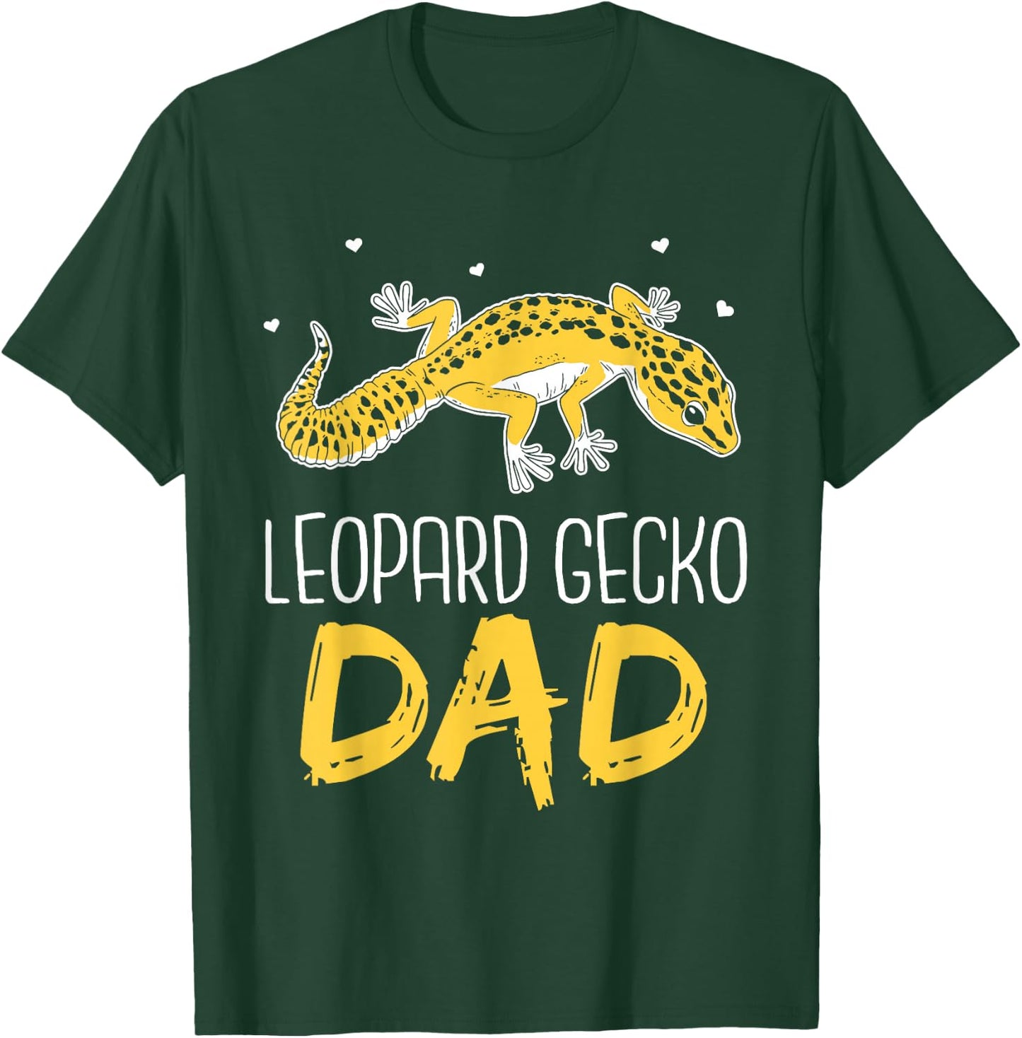 Leopard Gecko Dad Lizards Lizard Reptile Leopard Gecko T-Shirt - T-Shirt | Forest