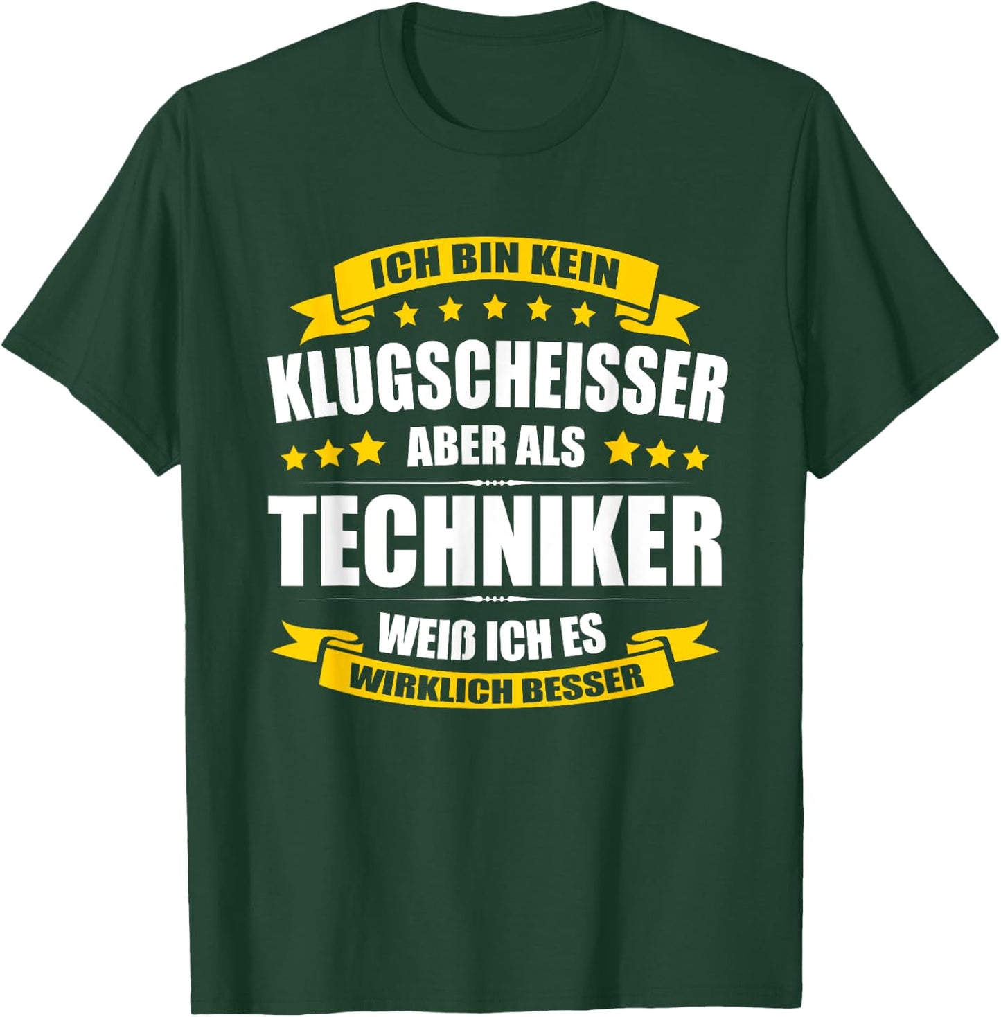 Ich Bin Kein Klugscheisser Techniker Prüfung Abschluss T-Shirt - T-Shirt | Forest