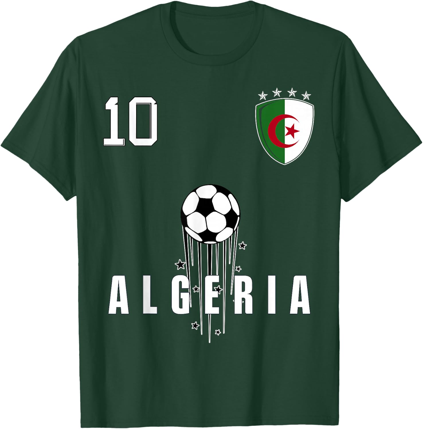 Algeria Flag Algerian Pride Lovers T-Shirt - T-Shirt | Forest