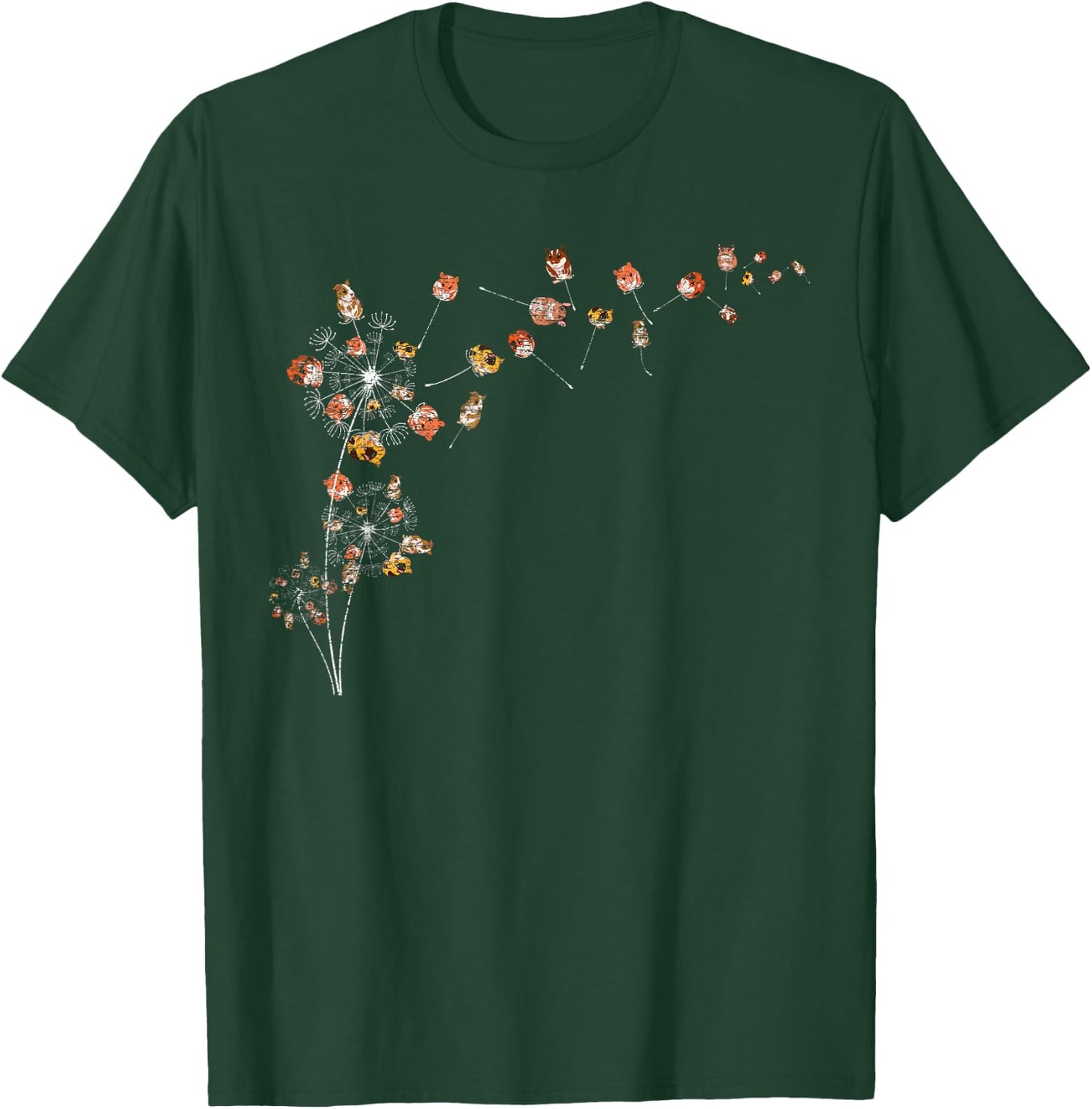 Animal Hamster Owner Dandelion Pet Lover Cute Hamster T-Shirt - T-Shirt | Forest