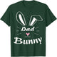 Easter Day Dad Bunny Ear Rabbit Dad Gift Father Day Vintage T-Shirt - T-Shirt | Forest
