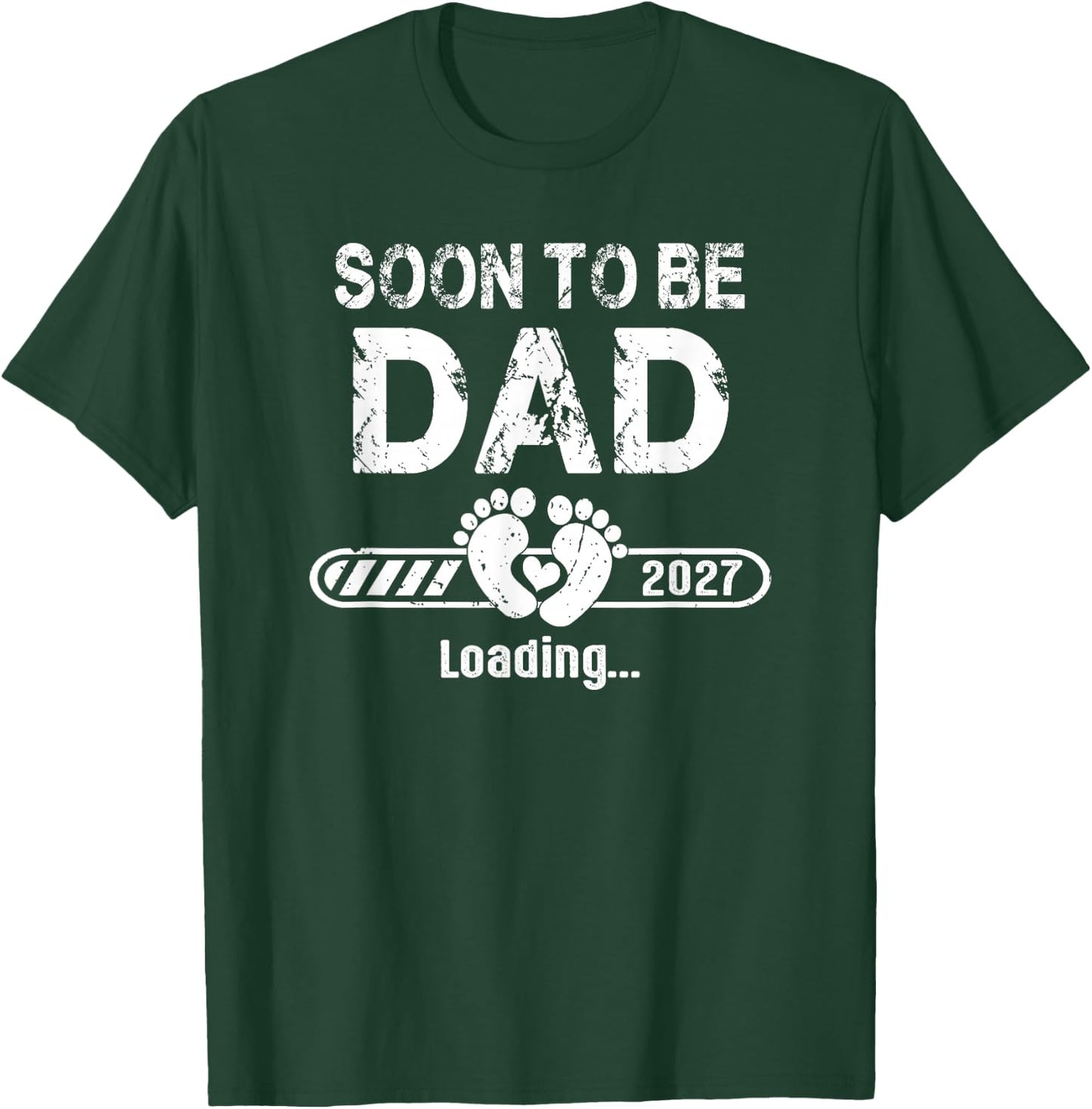 Soon to be Dad est. 2027 New Daddy Fathers Day T-Shirt - T-Shirt | Forest