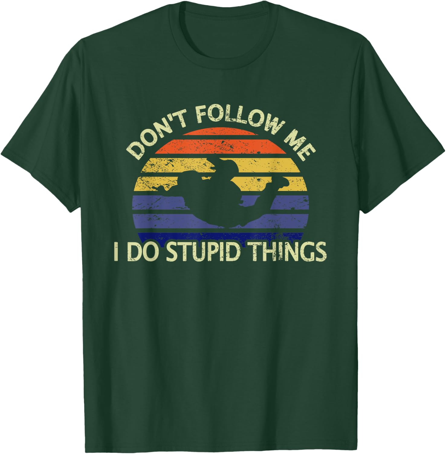 Skydiving Tandem Skydive Skydiver T-Shirt - T-Shirt | Forest