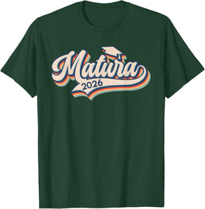 MATURA 2026 Maturanten Vintage Matura Abschluss T-Shirt - T-Shirt | Forest