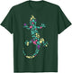 Dot Art Lizard Polka Dots Men Boys Kids Women T-Shirt - T-Shirt | Forest