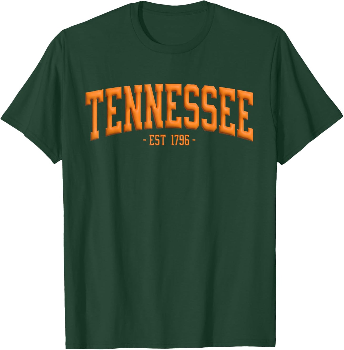 Vintage Tennessee Est 1796 Vintage State T-Shirt - T-Shirt | Forest