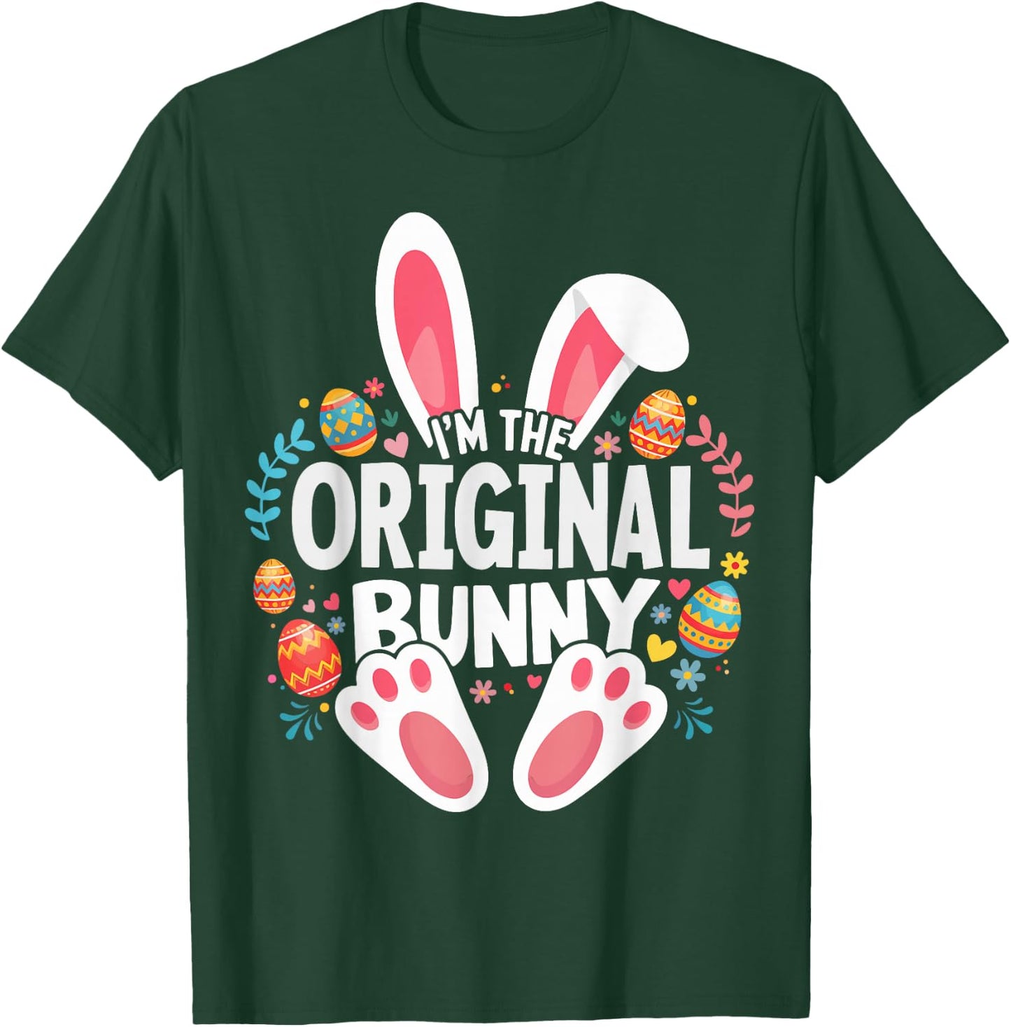 I'm The Original Bunny Matching Easter Family T-Shirt - T-Shirt | Forest