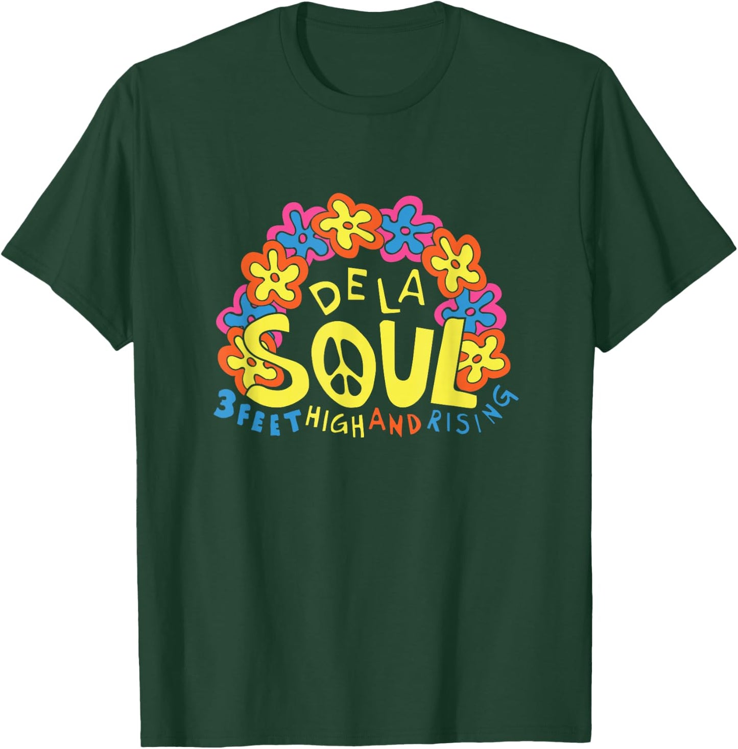 Official De La Soul 90 cm Tall and Lifting T-Shirt - T-Shirt | Forest