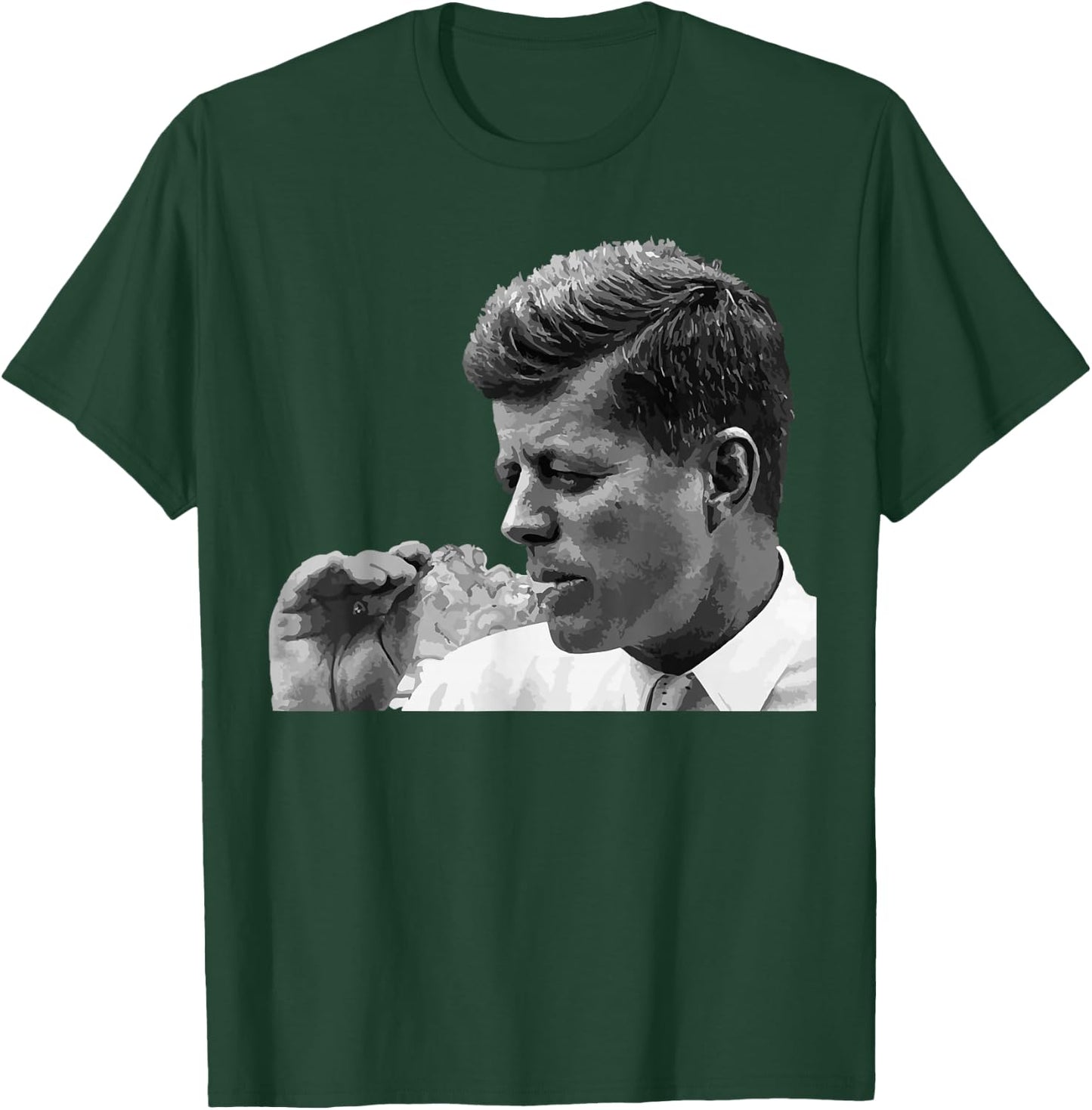 JFK John F Kennedy Cigar Smoking Smoker T-Shirt - T-Shirt | Forest