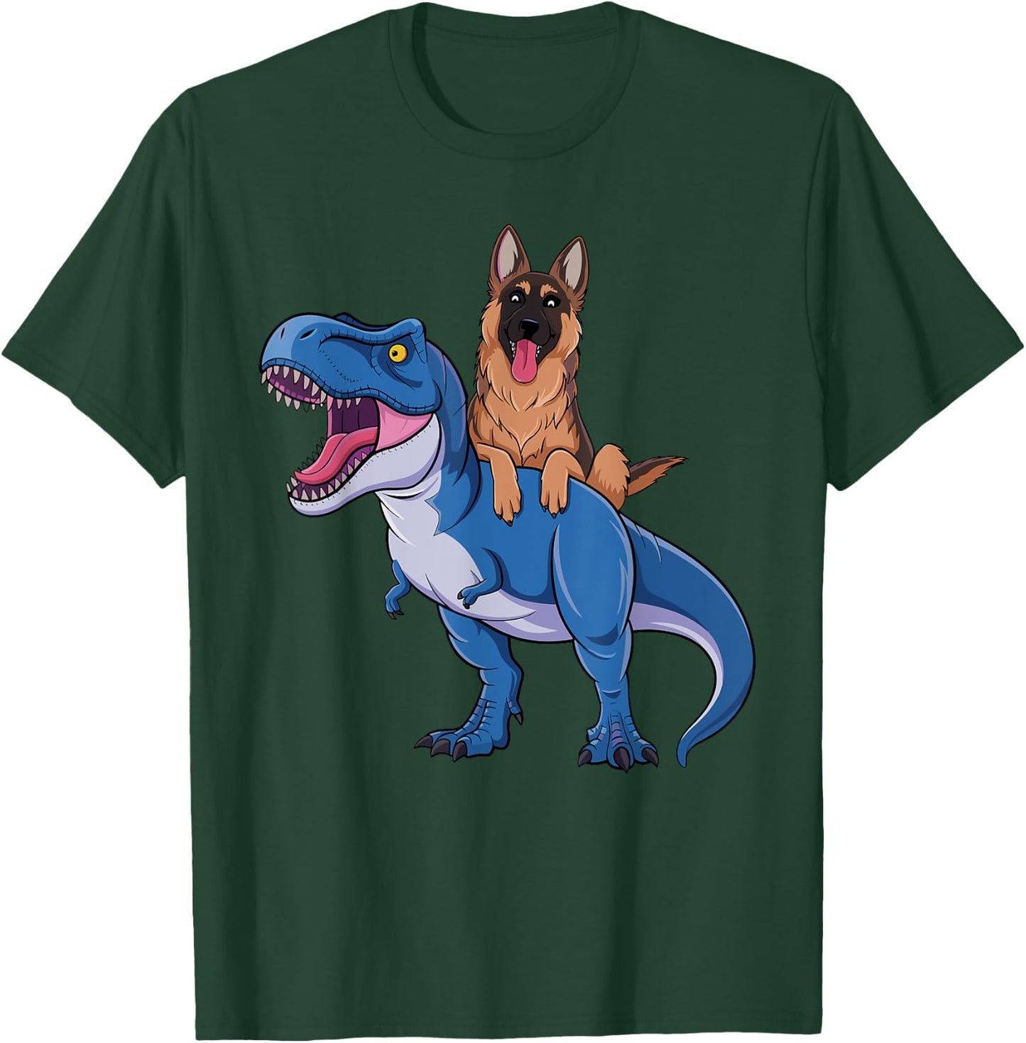 Best German Shepherd Art Women German Shepherd Lover T-Shirt - T-Shirt | Forest