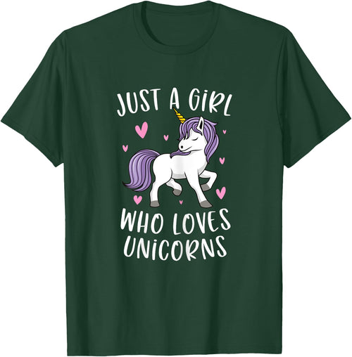 Just A Girl Who Loves Unicorns Funny Unicorn Gifts For Girls