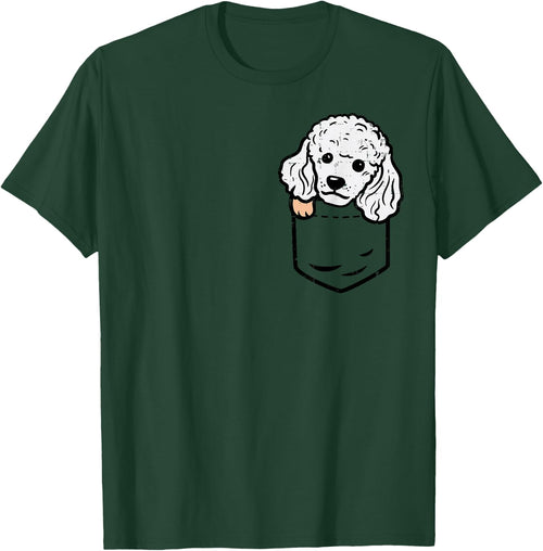 Pocket Mini Toy Poodle Cute Animal Pet Dog Lover Owner Gift